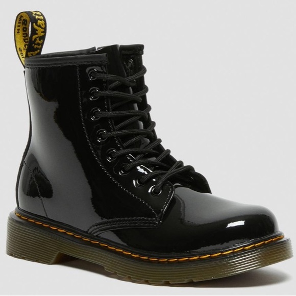 Dr. Martens Patent Leather Lace Up Boot - Picture 2 of 6